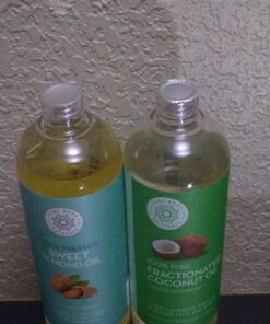 Organic Fractionated Coconut Oil for Skin and Hair, 4 fl oz - Liquid Carrier Oil for Diluting Essential Oils, Hair Growth & Skin Moisturizer - by Pure Body Naturals 36 71A1ubyTotL