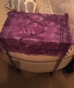 Triple Moon Altar Cloth 18" x 18" 21 71A24OrBtYL