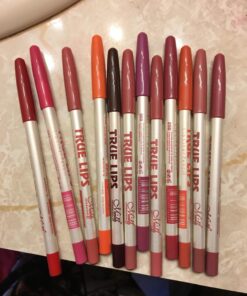 Sankuwen Waterproof Lip Liner Pencil, Pack of 12 Color A 30 71A2LxYquL