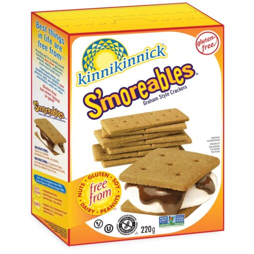 Kinnikinnick S'moreables, Graham Style Crackers ,8 Ounce 8 Ounce (Pack of 1)