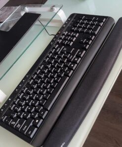 Fellowes 9178201 Memory Foam Wrist Rest, Black (91782), 2.94 x 19.94 x 0.94 inches 24 71A4a7odePL