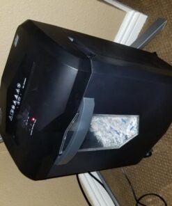 Bonsaii Paper Shredder, 18-Sheet 60-Minutes Paper Shredder for Office Heavy Duty Cross-Cut Shredder with 6 Gallon Pullout Basket & 4 Casters (C149-C) 1 8 Sheet Cross Cut 42 71A5VXrRSBL