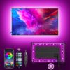 MATICOD LED 9.84ft RGB Strip Lights for TV Behind, USB for 32-43in TV, Bluetooth APP Remote Control Music Sync TV Backlight for Gaming Room Multicolor 9.84FT for 32"-43" TV
