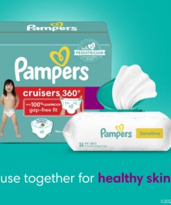 Pampers Cruisers 360 Diapers - Size 5, 128 Count, Pull-On Disposable Baby Diapers, Gap-Free Fit 19 71A6UKjQ9aL