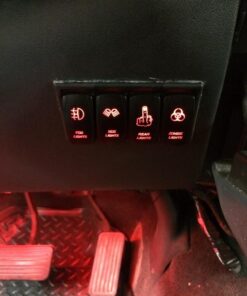 STV Motorsports® Rocker Switch Panel Housing Kit - Plastic switch holder (4PCS) 4 8 71A7K51n gL