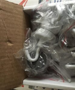 Master Magnetics White Magnetic Hook Set - 1" Diameter, 1.5" Height, 9 Pound Pull, Pack of 8, MHHH9X8 28 71A7ZVEaGXL