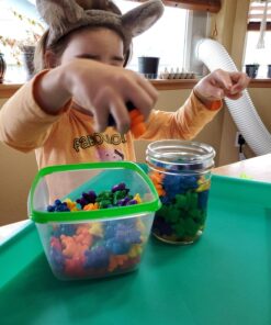 Learning Resources Baby Bear Sorting Set, Counting and Sorting Toys, Baby Bear Counters, Sorting Bears, 108 Pieces, Ages 3+ 23 71A7chF2bL