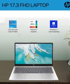 Alternative view of HP 2023 Newest Business Laptop, 17.3" IPS FHD Display, 13th Gen Intel Core i5-1335U Processor, 12GB RAM, 512GB SSD, Backlit Keyboard, HDMI, WiFi 6, HD Webcam, Windows 11 Home, Bundle with JAWFOAL 12GB RAM | 512GB