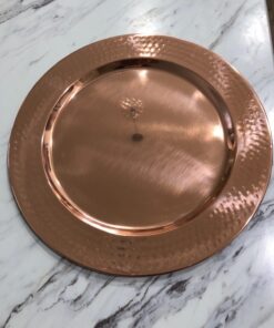 Old Dutch Hammered Copper Charger Plates, 13", Set of 6, Model Number: OS866 Charger Plates, Set of 6 20 71A85EcI9FL