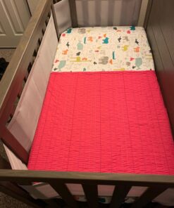 BreathableBaby Breathable Mesh Liner for Full-Size Cribs, Classic 3mm Mesh, Gray (Size 4FS Covers 3 or 4 Sides) 42 71A8ToxV2dL