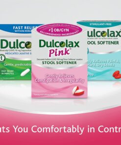 Dulcolax Pink Stool Softener Softgels 25 ea (Pack of 4) 13 71A8zsHVRcL