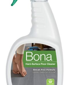 Bona Hard-Surface Floor Care Kit - Includes Microfiber Mop, Microfiber Cleaning Pad, Hardwood Floor Cleaning Solution, and Multi-Surface Floor Cleaning Solution - Floor Cleaning Kit for Hard Floors Multi-Surface Kit 28 71A94H4NWmL