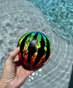 Watermelon Ball The Original Pool Toys for Kids Ages 8-12 - 6.5 inch Pool Ball for Teens, Adults, Family - Pool Games, Pool Toys, Fun Swimming Pool Games, Water Football, Diving and Beach Ball Play 22 71A9rKqe54L