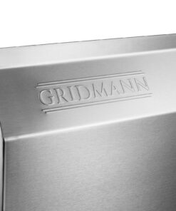 GRIDMANN Stainless Steel 1 Compartment Utility Sink with Right Drainboard, NSF Certified Commercial Kitchen Sink, 18" x 18" x 12" Bowl 22 71AAV W90WL