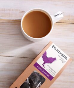 teapigs English Breakfast Black Tea, 50 Count, Biodegradable Tea Bags, Assam, Ceylon & Rwandan Tea Blend 10 71AAuyxI9VL