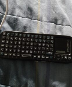 iPazzPort 2.4G Mini Wireless Keyboard with Touchpad Mouse Combo, Lightweight Portable Keyboard Controller, Compatible with Android TV Box/PC/Tablets/PS4/Raspberry Pi 3/HTPC KP-810-19S 29 71AB6mifibL