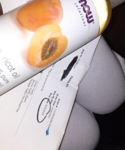 NOW Solutions, Apricot Kernel Oil, Hair Moisturizer, Rejuvenating Skin Oil, Softens Fine Lines, 16-Ounce 16 Fl Oz (Pack of 1) Standard Packaging 28 71ABbNo4FnL