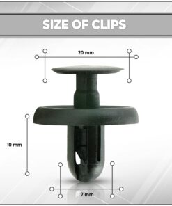 AFA Tooling Replacement for - 90467-07201 - Toyota Clips and Lexus Clips (20 Pcs) - Stronger Than Original OEM 20pcs 18 71ABbU6QRL