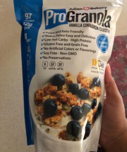 Julian Bakery® ProGranola® Cereal | Vanilla Cinnamon | 12g Protein | Paleo | 2 Net Carbs | Gluten-Free | Grain-Free | 15 Servings 1.22 Pound (Pack of 1) 37 71ABq3XLWnL