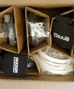 KICKER 6.5" White LED Marine Speakers (Qty 4) 2 Pairs of OEM Replacement Speakers LED White 34 71AD5p4KzL