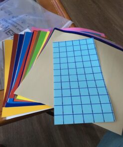 Vinyl Ease 12" x 12" 30 Sheets Assorted Glossy Colors Permanent Adhesive Vinyl for Cricut, Silhouette, Pazzles, Craft ROBO, QuicKutz, Craft Cutters, Die Cutters, Sign Plotters - V0101 33 71ADAUNogIL