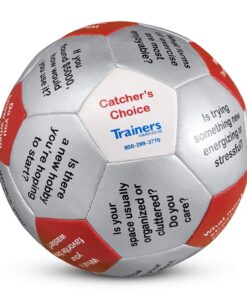 Trainers Warehouse Stress Management Thumball 6" | Prompts for Safe Conversations About Stress - Fun, Safe and Easy to Facilitate | 32 Panels to Prompt Conversation 16 71ADQEelAL