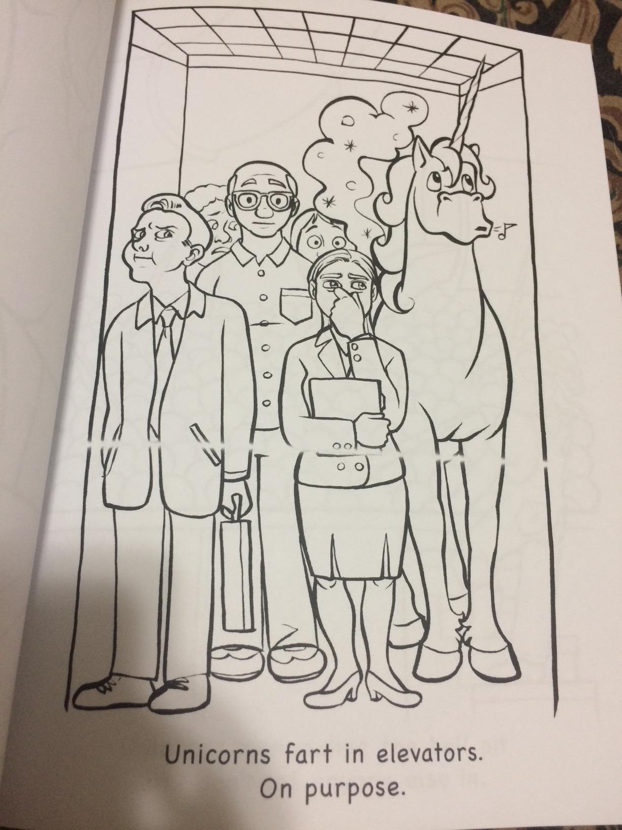 Unicorns Are Jerks: A Funny Adult Coloring Book Exposing the Cold, Hard, Sparkly Truth (Hilarious Unicorn Christmas Gift or Stocking Stuffer for Adult Women) Paperback, Picture Book 6 Unicorns Are Jerks: A Funny Adult Coloring Book Exposing the Cold, Hard, Sparkly Truth (Hilarious Unicorn Christmas Gift or Stocking Stuffer for Adult Women) Paperback, Picture Book - Image 6