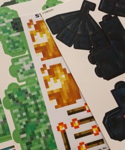 Minecraft Papercraft Hostile Mobs Set, Over 30 Piece 31 71AEJjVarUL