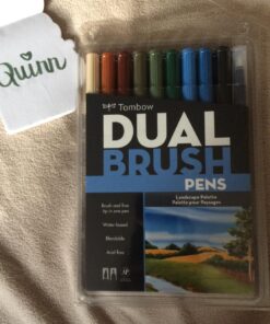 Tombow 56169 Dual Brush Pen Art Markers, Landscape, 10-Pack. Blendable, Brush and Fine Tip Markers 10 Count (Pack of 1) 48 71AEPiWUZOL