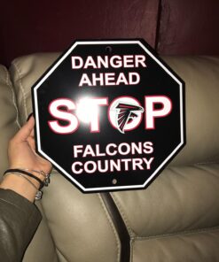 Fremont Die NFL Arizona Cardinals Stop Sign Atlanta Falcons 12" x 12" 5 71AEwA2AEvL