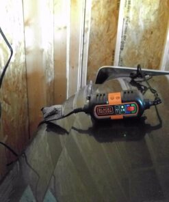 BLACK+DECKER BM3B Fully Automatic 6V/12V Battery Charger/Maintainer with Cable Clamps and O-Ring Terminals 43 71AFBvk4KL