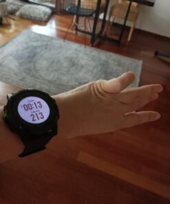 Garmin fenix 5X Plus, Ultimate Multisport GPS Smartwatch, Features Color Topo Maps and Pulse Ox, Heart Rate Monitoring, Music and Contactless Payment, Black with Black Band 46 71AGEoLOiEL