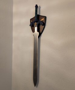 Zelda Link Master Sword Twilight Princess Fantasy Sword with Plaque - Blue (Blue) 51 71AGhOGhwpL