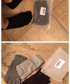 Meaiguo Toe Socks No Show Running Five Finger Socks for Men Women 4 Pairs Multicoloured 66 71AGomTp6OL