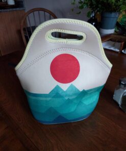 Artovida Artists Collective Insulated Neoprene Lunch Bag - Washable Soft Lunch Tote for Work and Picnic - Design By Budi Satria Kwan (Indonesia) – Ocean, Sea, Wave-Classic Budi Kwan The Wave 52 71AGsc9BkvL