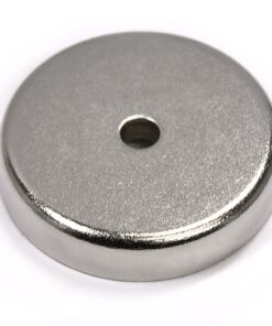 112 LB Holding Power Strong Cup Neodymium Magnet 0.32" Thick x 1.57" with #10 Countersunk Hole - One Magnet with Matching Striker and Screws Cup Magnets 1 Pks 11 71AHoYM7KLL