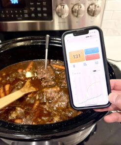 INKBIRD Wireless Meat Thermometer INT-11P-B, Bluetooth Meat Thermometer for Grilling and Smoking, IP 67 Waterproof Wireless Meat Probe for BBQ Oven Grill Smoker Cooking Gifts for Men Women 39 71AHoza7IWL