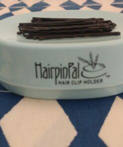 HairpinPal Magnetic Bobby Pin Holder - Easy Hair Clip and Pin Collector - Manage Hair Clips - Keeps Rooms Tidy - Sea Foam Teal - Made in the USA 29 71AHuGAOe9L