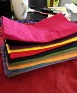 COTTON CRAFT Multicolor Cloth Napkins - Set of 12 Pure Cotton Everyday Lunch Dinner Napkin - Spring Summer Fall Holiday Birthday Party Gift - Soft Washable Absorbent Reusable Napkin - Oversized 20x20 12 Pack -20x20 Inch 44 71AHwcdrGRL