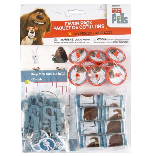 Secret Life of Pets Party Favors - Assorted, 48 Pcs Favor Kit - 2