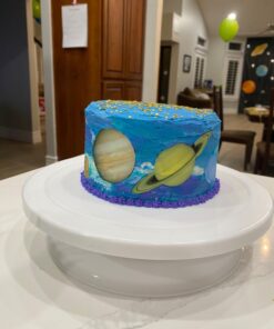 Solar System Edible Cake and Cupcake Topper For 1/4 sheet cake 21 71AJ h5Pd8L