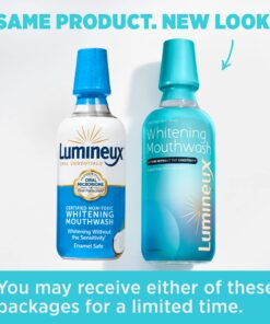 Lumineux Teeth Whitening Mouthwash 16 Oz. - Enamel Safe - Whitening Without The Sensitivity - Certified Non-Toxic - NO Alcohol, Fluoride & SLS Free 16 Fl Oz (Pack of 1) 13 71AJFrOMAcL