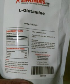 BULKSUPPLEMENTS.COM L-Glutamine Powder - Glutamine Supplement, L Glutamine 5000mg, L Glutamine Powder - Gut Health & Recovery, Unflavored & Gluten Free, 5000mg (5g) per Serving, 1kg (2.2 lbs) 2.2 Pound (Pack of 1) 33 71AJLzZ66hL