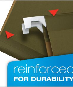 Pendaflex 04152X3 Extra Capacity Reinforced Hanging File Folders, 3", Letter Size, Standard green, 1/5 Cut, 25/BX (4152x3) 3" 9 71AJViftbLL
