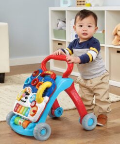 VTech Sit-To-Stand Learning Walker (Frustration Free Packaging), Blue 20 71AJafqn4eL