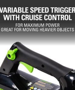 Greenworks 40V (110 MPH / 390 CFM) Cordless Axial Blower, 3.0Ah Battery and Charger Included LB-390 3Ah Battery and Charger 15 71AKqcEHa3S