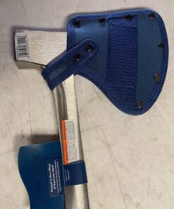ESTWING Camper's Axe - 26" Wood Splitting Tool with All Steel Construction & Shock Reduction Grip - E45A 26" Blue 43 71ALtORoWfL