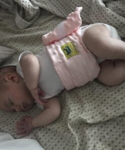 Happi Tummi Colic and Gas Relief for Babies and Infants- Heated Belly Wrap for Newborns - Aromatherapy Wrap for Upset Tummy and Constipation Pretty-n-plush Pink 21 71AM9sfemnL