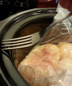 Gourmia PC850 Slow Cooker - Oval - Auto Mode - Cool Touch Handles - 8.5 Qt - 380W - Stainless Steel 19 71AMJipSfL