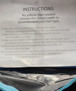 Tifara Beauty Salon Heatless Flexible Hair Rollers Curlers 42-pack 7" Soft Foam Flexi Twist Curling Rods for Short Long Hair 53 71AMlRaJwPL